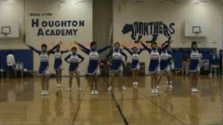 preview picture of video 'Houghton Academy cheerleading floor cheer January 2010'