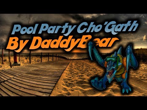 Pool Party Cho’Gath - Skin Spotlight - Custom Skin LOL [S7]