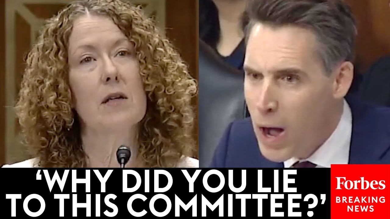 BREAKING NEWS: Hawley Brutally Confronts Tracy Stone-Manning: 'You Lied To This Committee—Why?!'
