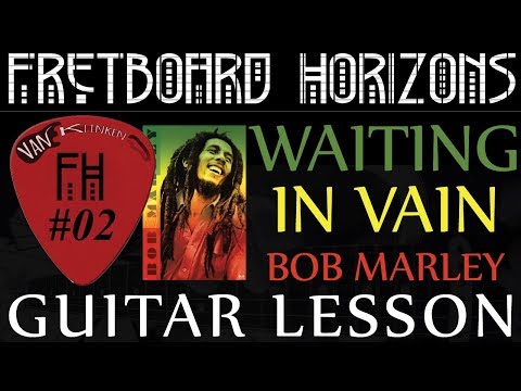 Waiting In Vain - Guitar solo with TABS - Bob Marley