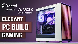 Ultimate Elegant Gaming PC BUILD in Fractal Design North XL + NVIDIA RTX 4070 + Ryzen 7 7800X3D
