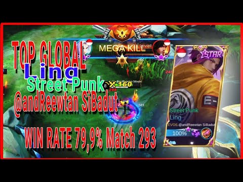 Ling Street Punk Top Global by @andReewtan SiBadut‼️Best build Win Rate 79.9% Game For Life
