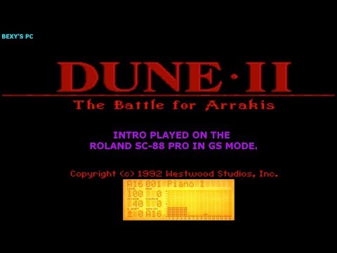 DUNE II Intro played on the Roland Sound Canvas SC-88 PRO