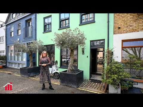 Inside Julion's Beautifully Renovated All Black Mews Home in Central London