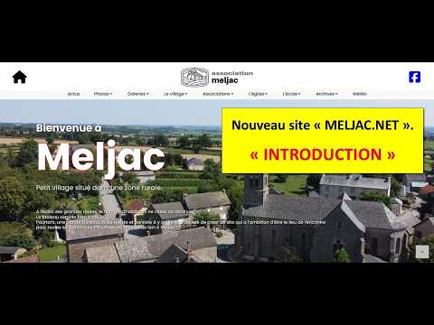 Introduction : présentation du nouveau site "Meljac.net".