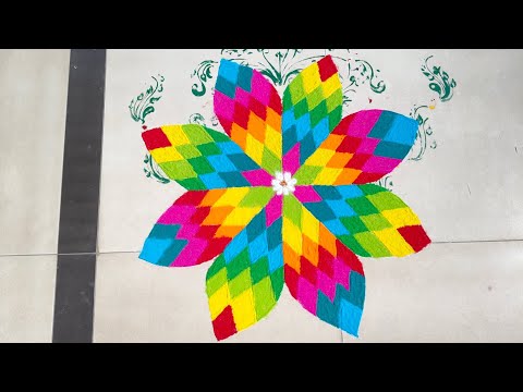 Simple festive rangoli designs @ kiranmayi's Rangoli