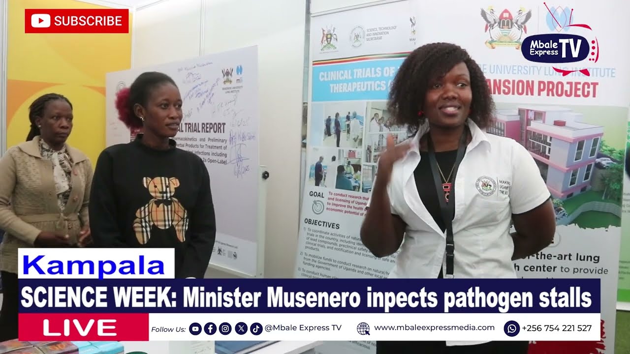 Minister Musenero visit pathogen department