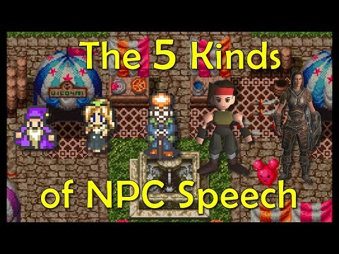 The 5 Kinds of NPC Speech