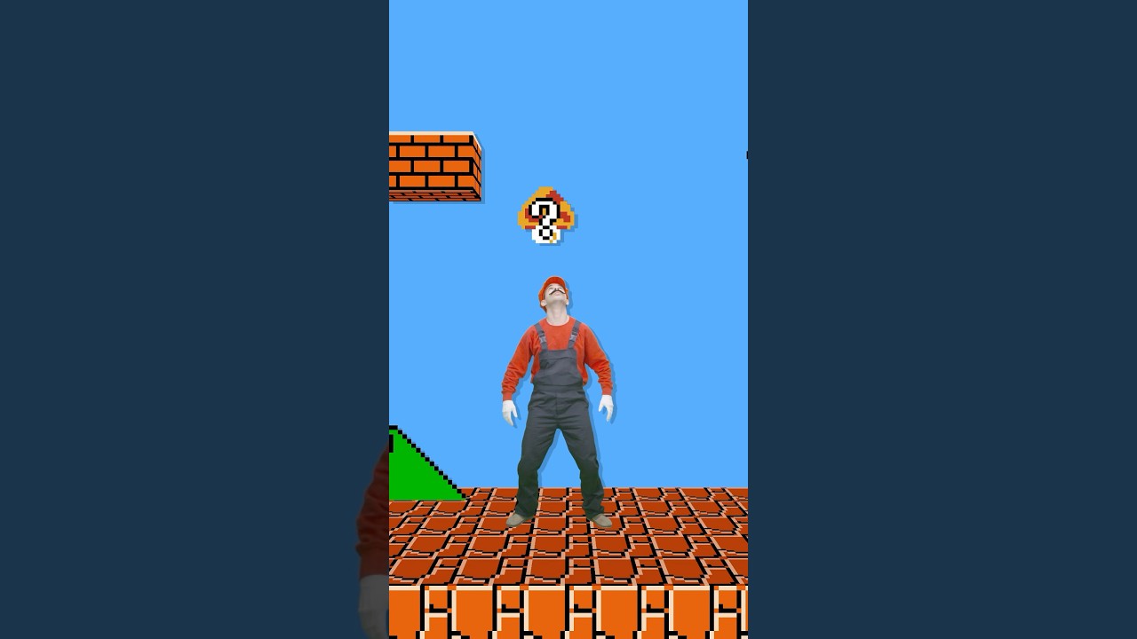 Mario Got TINY… and the GOOMBA Started Chasing HIM?! 😱🍄💨 #mario #supermario #gaming