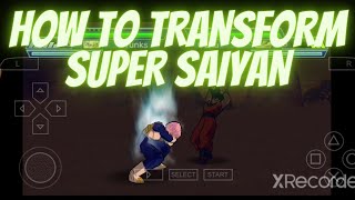 How to transform into Super Saiyan | Shin Budokai 2 |Super Saiyan Trunks