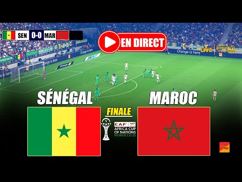 🔴EN DIRECT : SÉNÉGAL vs MAROC | eFootball PES 21 - Prédiction du gameplay sur PC