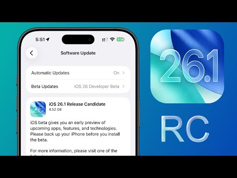 iOS 26.1: todas las novedades, fecha de lanzamiento y cambios