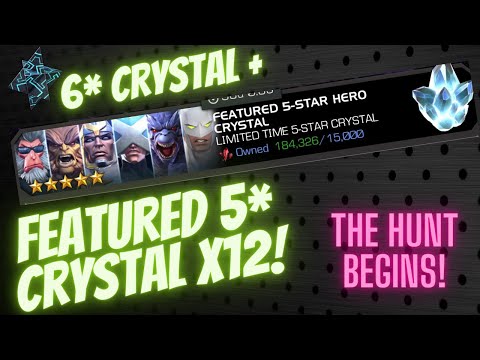 Huge Opening! 12 X Featured 5 Star Crystals + 6 Star Crystal!