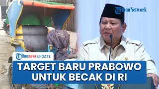Prabowo Tegaskan Rencana Semua Becak Wajib Beralih ke Motor Listrik dan Larang Pengemudi Lansia