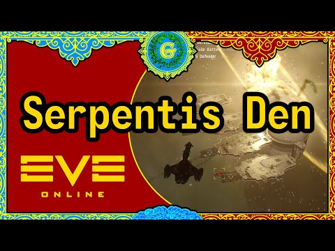 Clearing Serpentis Den - EVE Online gameplay (no commentary)