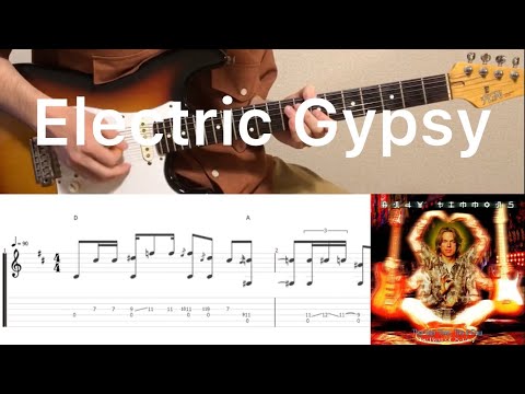 Andy Timmons - Electric Gypsy (guitar cover with tabs & chords)