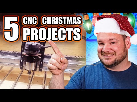 5 CNC Router Christmas Projects You MUST Try! Files Available