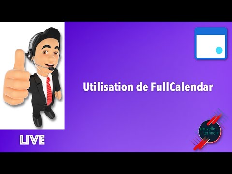 Live Coding Utilisation de FullCalendar