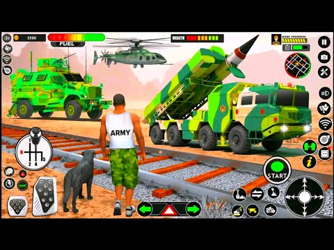Russian Army Vehicle Driving Simulator 3D Games । Army Transport Military Games - Android Gameplay