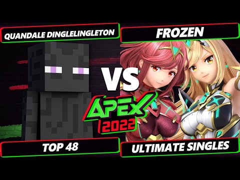 Apex 2022 Top 48 - Quandale Dinglelingleton (Steve) Vs. Frozen (Pythra) SSBU Ultimate Tournament
