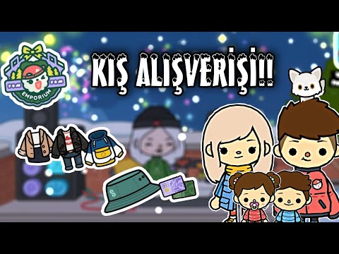 Pom Pom Emporium'a gittik! 🤍❄ KIŞ ALIŞVERİŞİ☃︎ Toca Life World Türkçe / Toca Life King