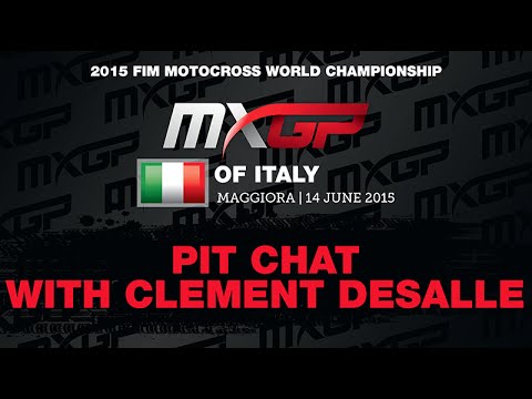 Clement Desalle Pit Chat MXGP of Italy 2015