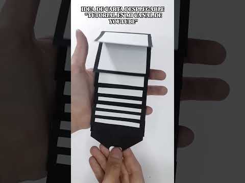 Carta Desplegable en Cascada 🌹✨ | Perfecta para San Valentín ❤ #cartas  #diy #sanvalentin  #amor