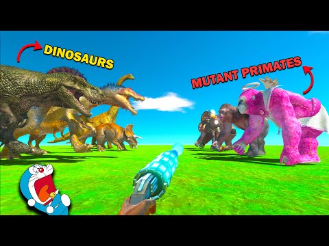 FPS Avatar Team Dinosaur VS Mutant Primates - EPIC BATTLE