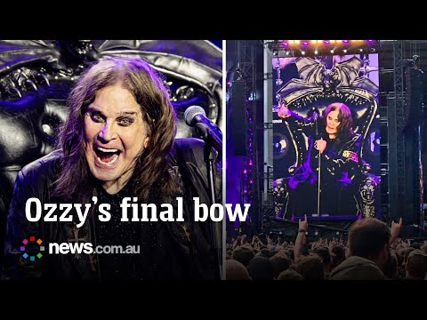 Ozzy Osbourne's emotional final concert before death
