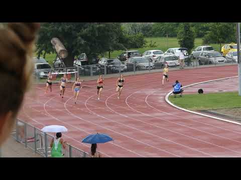 Sorok Klaudia győzelme a 200 m-es síkfutás döntőjében