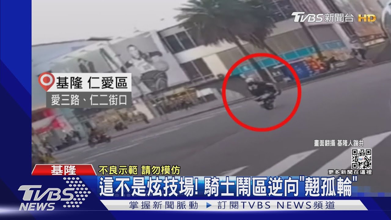 這不是炫技場! 騎士鬧區「逆向翹孤輪」