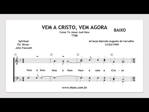 TTBB 0028 BX VEM A CRISTO VEM AGORA BAIXO MIDI