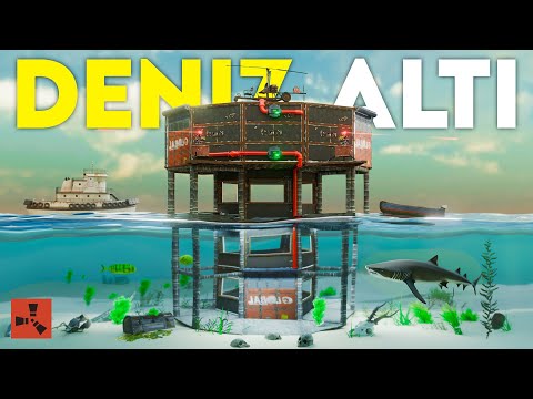 FULL OTOMATİK ZIRHLI DENİZ ALTI BASESİNDE YAŞAYARAK OKYANUSUN KRALI OLMAK.!! - Rust Türkçe