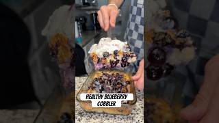 The easiest and healthiest way to make Blueberry Cobbler! I can’t believe how good this was.