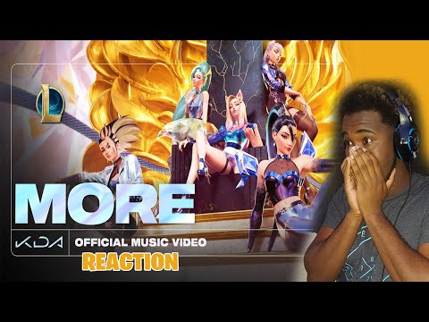 K/DA - MORE [Official Music Video] | REACTION VIDEO