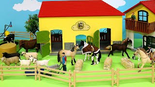 Farm Stable and Wash - Barnyard Animal Figurines