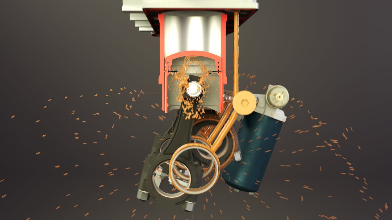 Automotive engine lubrication system.