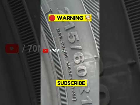 ⚠️💥 Maximum air pressure in tyres? | 70Miles #shorts #tipsandtricks #car #tips #70miles #viral