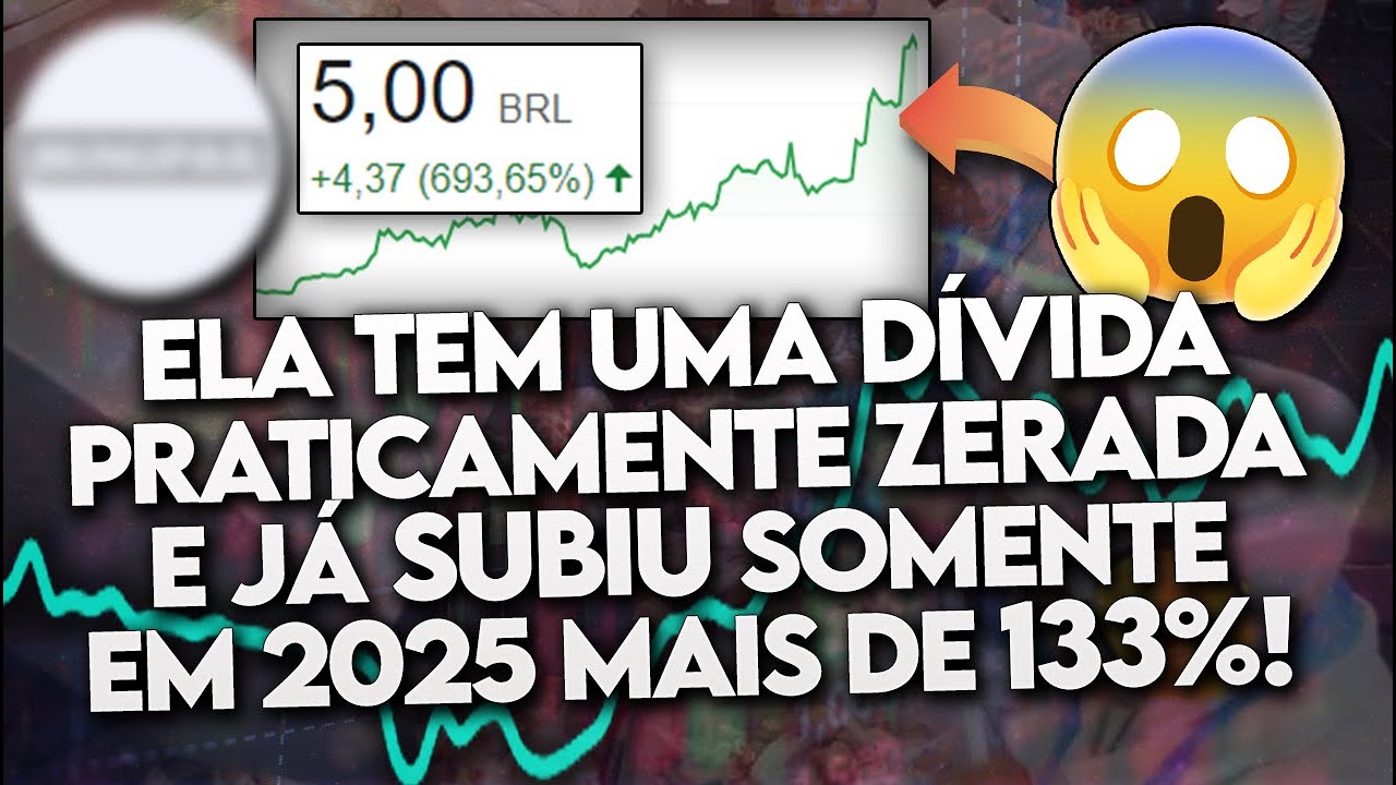 5 AÇÕES FORA do RADAR com MAIS CAIXA do que DÍVIDAS! (Empresas POUCOS FALADAS SUBINDO MUITO) - TOP 5