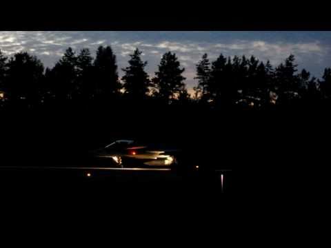 JAS 39 Gripen Taking off at night with full afterburner