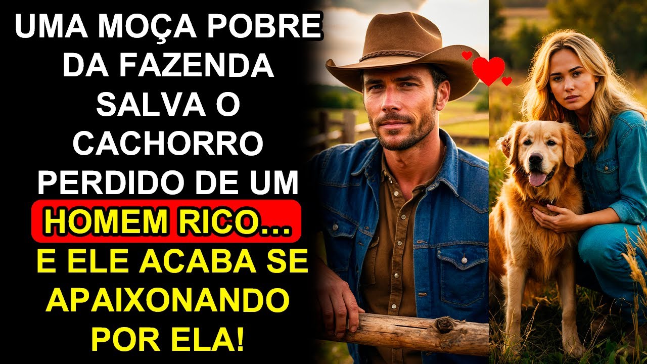 Uma Moça Pobre da Fazenda Salva o Cachorro Perdido de um Homem Rico… E Ele Acaba Se Apaixonando...