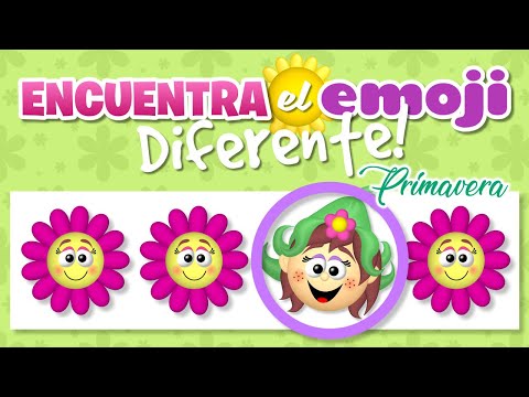 👉 Encuentra la imagen Diferente Atención Visual para Niños 👀 Especial Primavera 💐🌷🌸