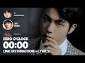 BTS 00 00 Zero O Clock Line Distribution Color Coded Lyrics