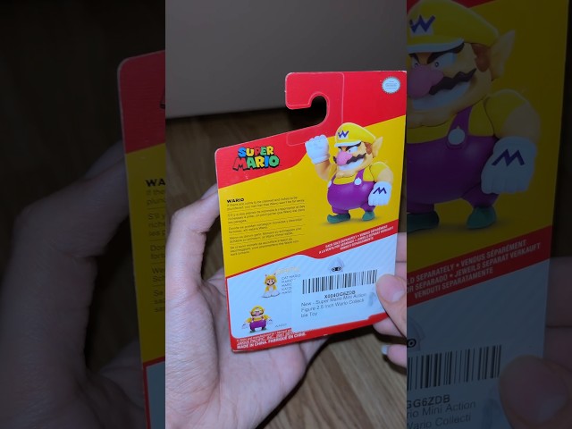 Vídeo relacionado con Super Mario Mini figura de acción de 2.5 pulgadas, juguete coleccionable de Wario