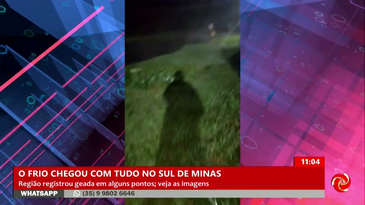 O frio chegou com tudo na região