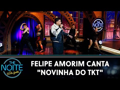 Felipe Amorim canta "Novinha do TKT" | The Noite (16/12/24)
