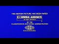 A Don Bluth Presentation Universal Pictures MPAA G Rating Screen USH F 1994 Version 2