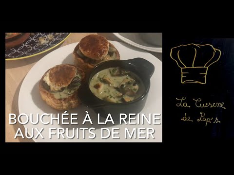 recette de bouchée a la reine aux fruits de mer