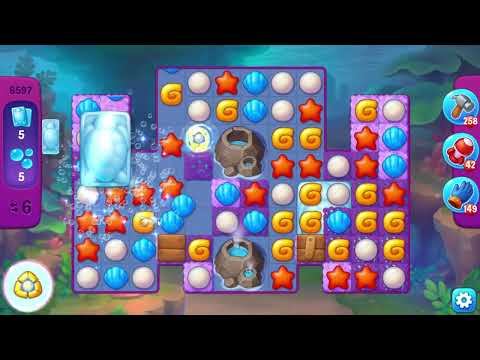 Fishdom 6597 Super Hard Level - 12 moves - NO BooSTERS