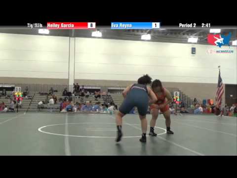 FILA Junior 72 kg / 158.5 lbs. - Heiley Garcia vs. Eva Reyna